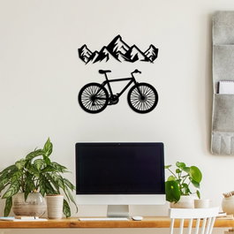 Wallity Mountain And Bicycle - M